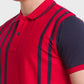 Men Tailored Fit Blue Polo
