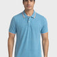 Men Tailored Fit Light Green Polo