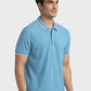 Men Tailored Fit Light Green Polo