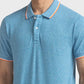 Men Tailored Fit Light Green Polo