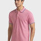 Men Tailored Fit Blue Polo