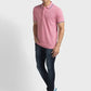 Men Tailored Fit Blue Polo