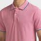 Men Tailored Fit Blue Polo