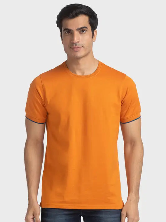 Men Tailored Fit Green Polo