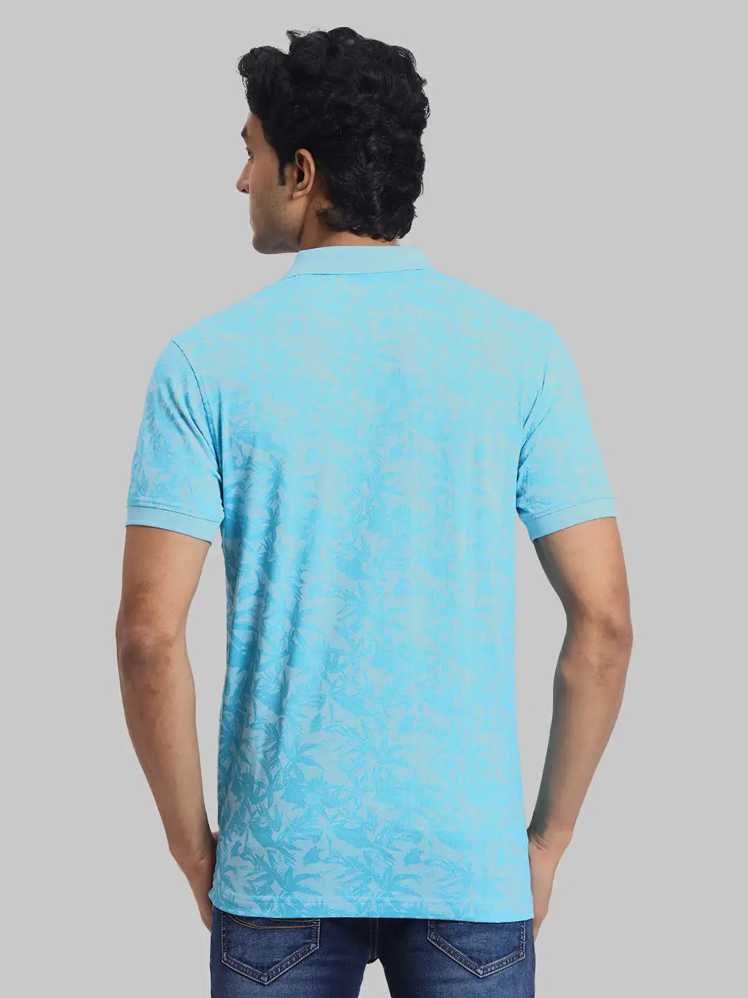 ColorPlus Regular Fit Printed Medium Red T-Shirt