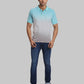 ColorPlus Regular Fit Ombre Medium Yellow T-Shirt