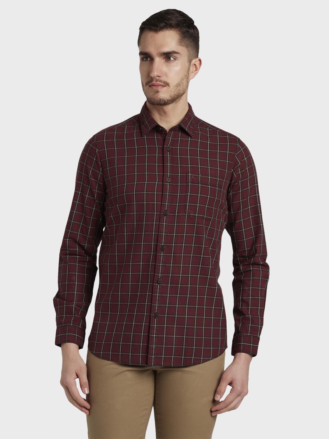 Maroon Variant Dark Maroon Shirt – MyRaymond