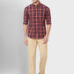 Men Contemporary Fit Yellow Shirt