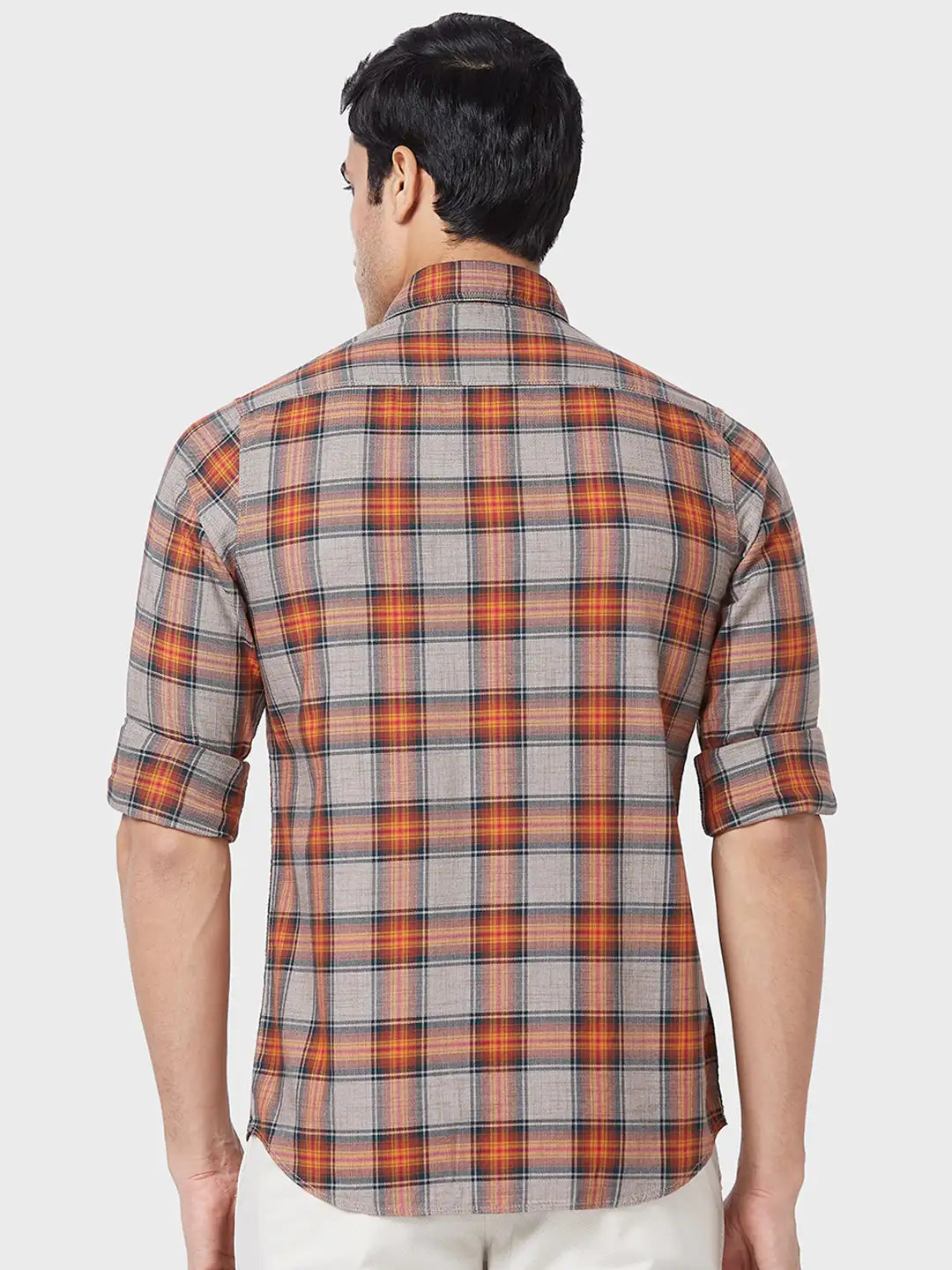Men Contemporary Fit Blue Shirt