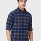 Men Contemporary Fit Blue Shirt