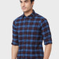 Men Contemporary Fit Blue Shirt