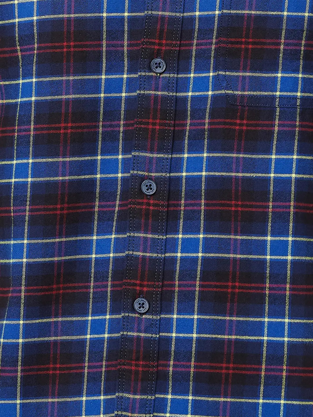 Men Contemporary Fit Blue Shirt