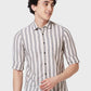 Men Tailored Fit Blue T-Shirt