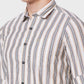 Men Tailored Fit Blue T-Shirt