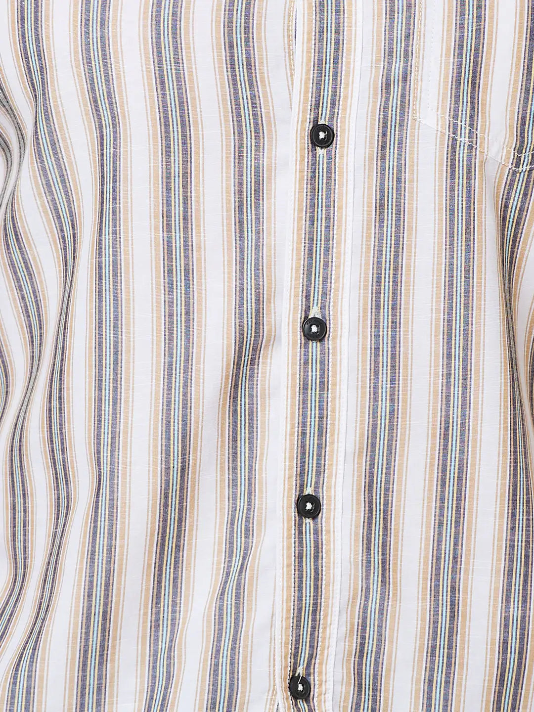 Men Tailored Fit Blue T-Shirt