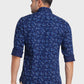 Men Tailored Fit Blue Shirt