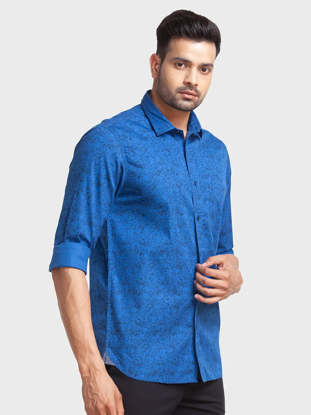 Men Tailored Fit Green Shirt