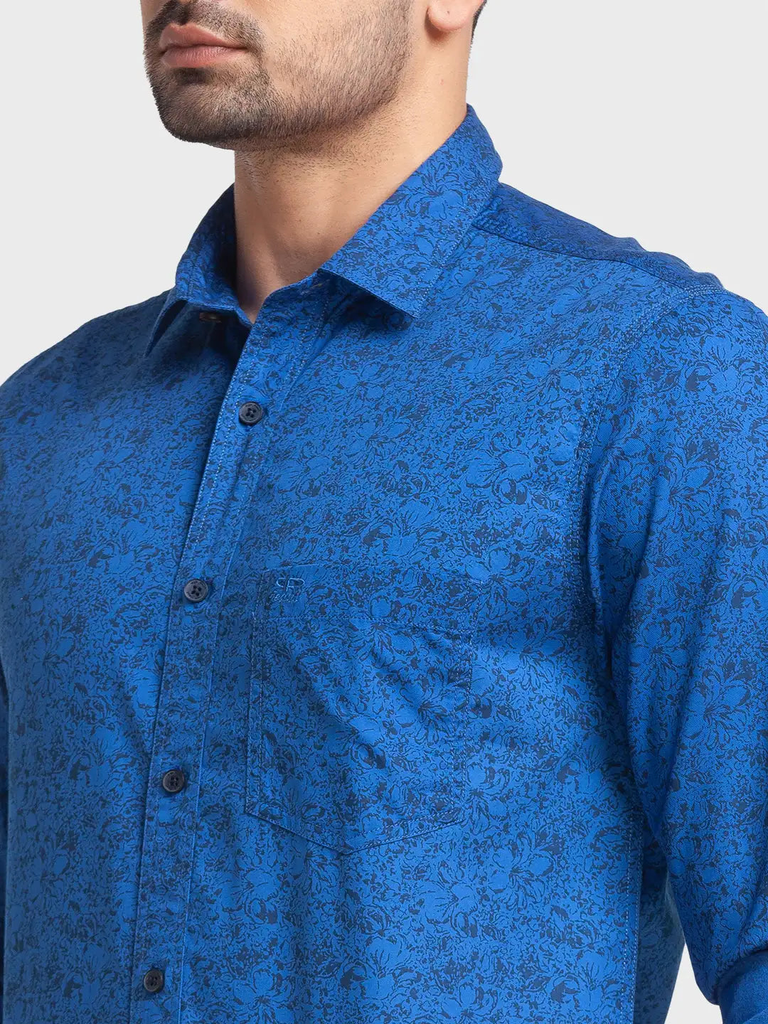 Men Tailored Fit Green Shirt