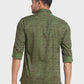 Men Tailored Fit Green Shirt