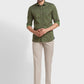 Men Tailored Fit Green Shirt