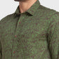 Men Tailored Fit Green Shirt