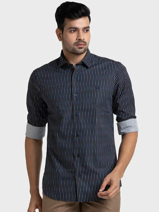 Men Tailored Fit Green Shirt