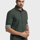 Men Tailored Fit Blue Shirt
