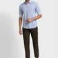Men Tailored Fit Yellow Shirt