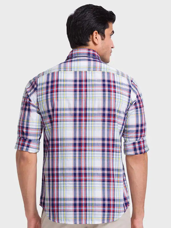 Men Tailored Fit Pink Shirt