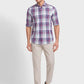 Men Tailored Fit Pink Shirt