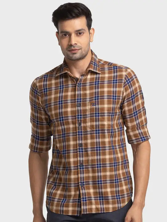 Men Tailored Fit Green Shirt