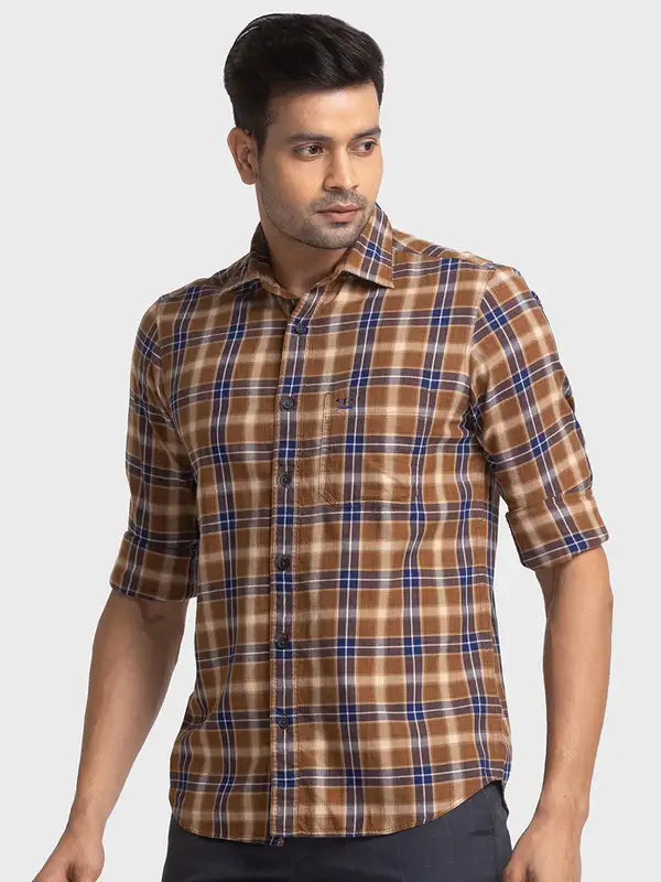 Men Tailored Fit Green Shirt