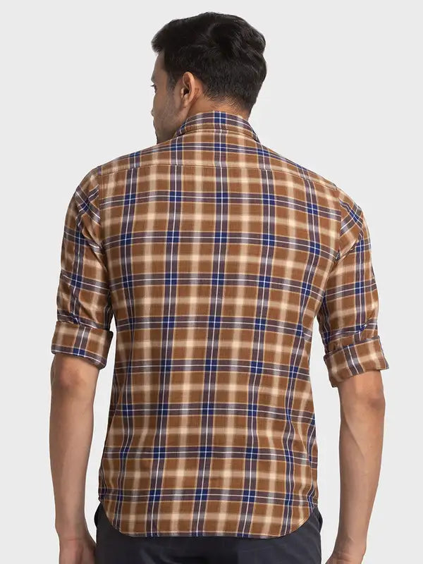 Men Tailored Fit Green Shirt