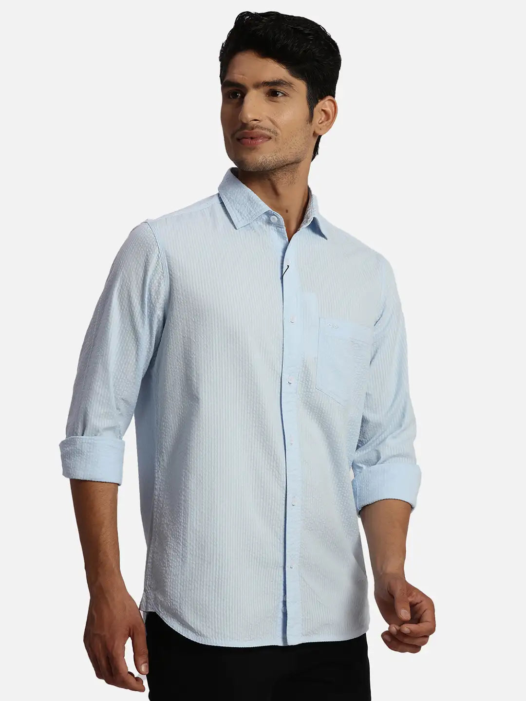 ColorPlus Regular Fit Solid White Shirt