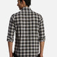 ColorPlus Regular Fit Striped Medium Blue Shirt