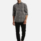 ColorPlus Regular Fit Striped Medium Blue Shirt