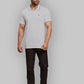 Men Tailored Fit Blue Polo