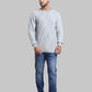 Men Tailored Fit  Blue Sweater