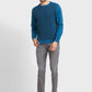 Men Tailored Fit Maroon Sweater