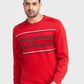 Men Tailored Fit White Sweater