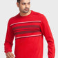 Men Tailored Fit White Sweater