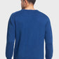 Men Tailored Fit Blue Sweater