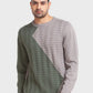 Men Tailored Fit Blue Sweater