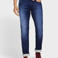 Men Tapered Fit Dark Blue Jeans