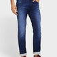 Men Tapered Fit Dark Blue Jeans