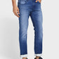 Men Tapered Fit Dark Blue Jeans