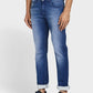 Men Tapered Fit Dark Blue Jeans