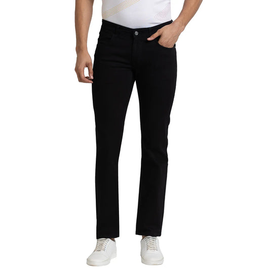 Men Tapered Fit Blue Jeans