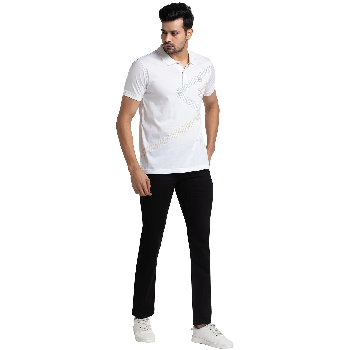 Men Tapered Fit Blue Jeans