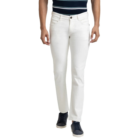 Men Tapered Fit Blue Jeans